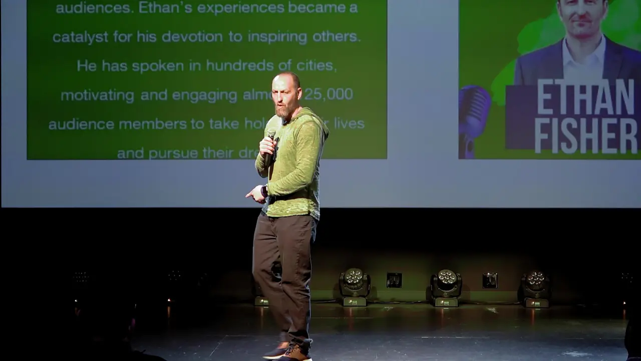 Ethan Fisher on stage